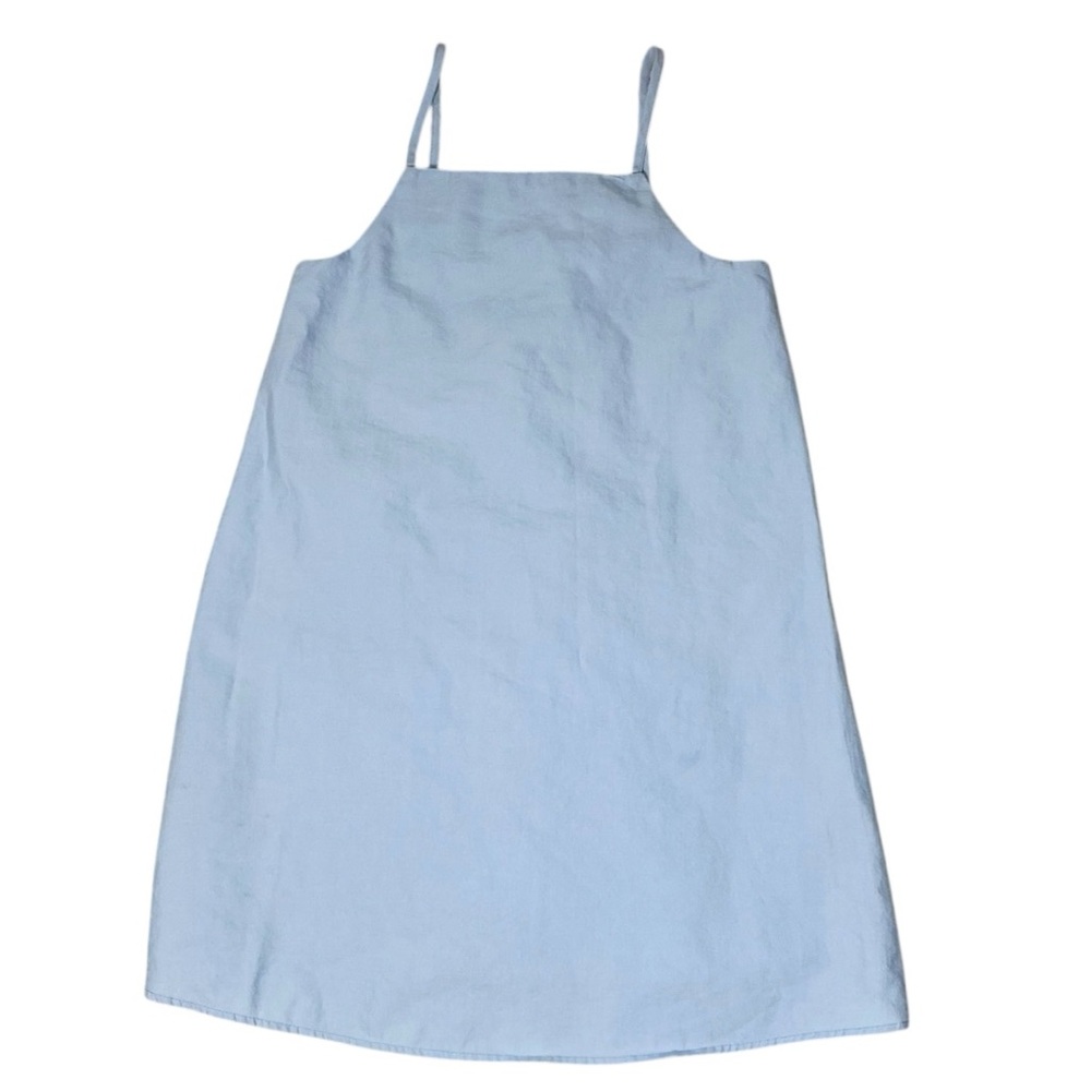 Zara Sky Blue Sleeveless Dress